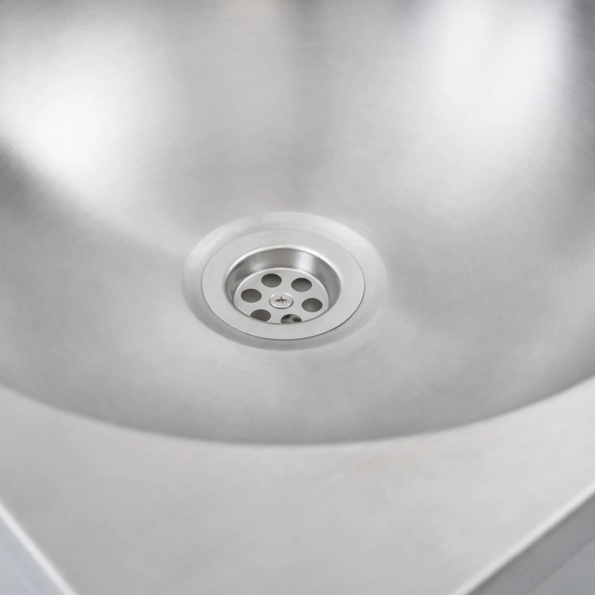 Mahlzeit Lavandino in acciaio inox con azionamento a ginocchio | Lavello per ristoranti, lavandino industriale, lavandino a parete per la ristorazione | Lavandino industriale a parete, lavello in