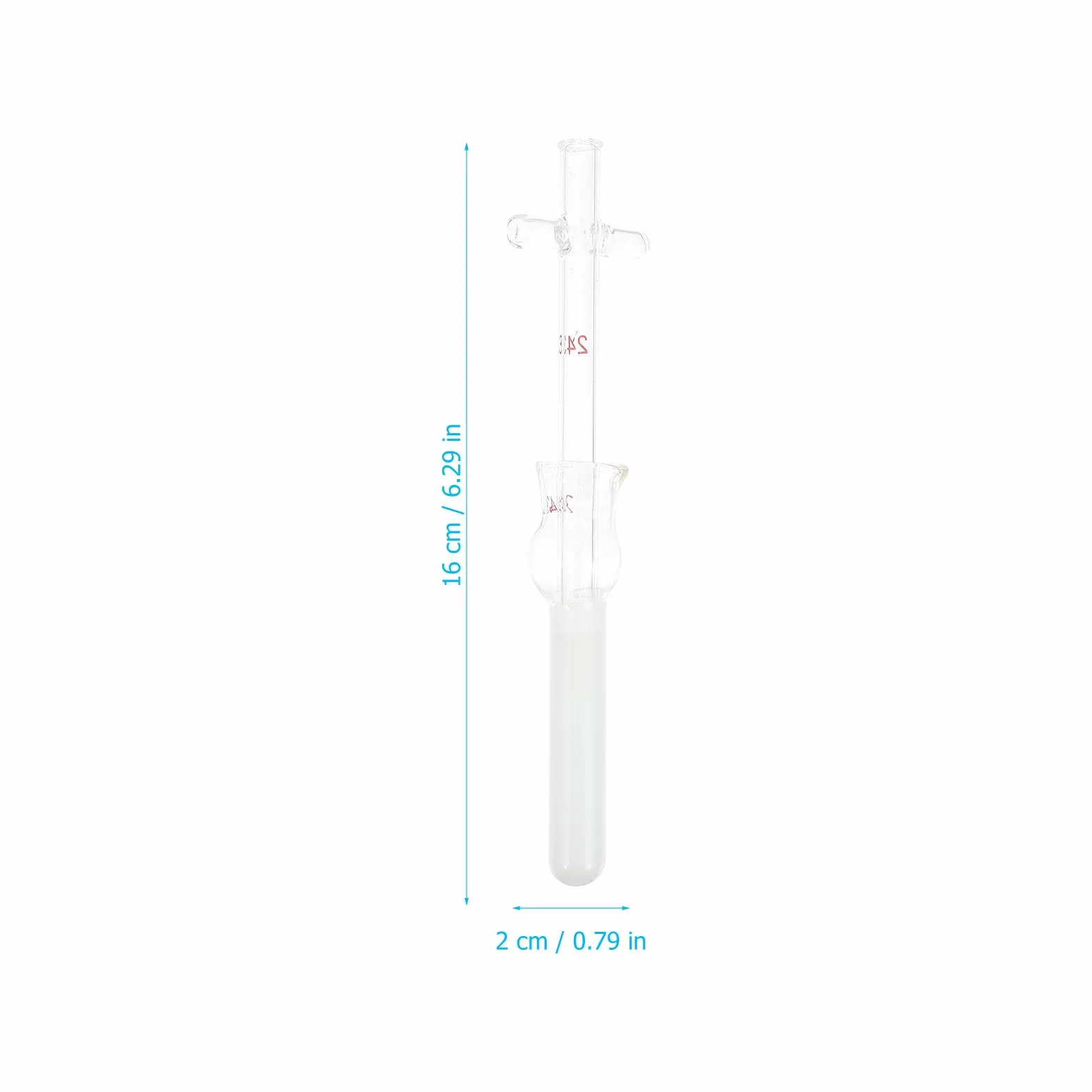 UKCOCO Omogeneizzatore per Tessuti Cellulari in Vetro da 2ml, Pestello in Vetro Resistente ad Alte Temperature, Accessorio per Vetreria da Laboratorio, Strumento Professionale