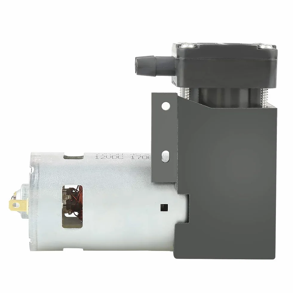 Pompa per vuoto, DC12V 42W Mini piccola pompa per vuoto Oilless -85KPa Flow 40L / min, Mini pompa per aria