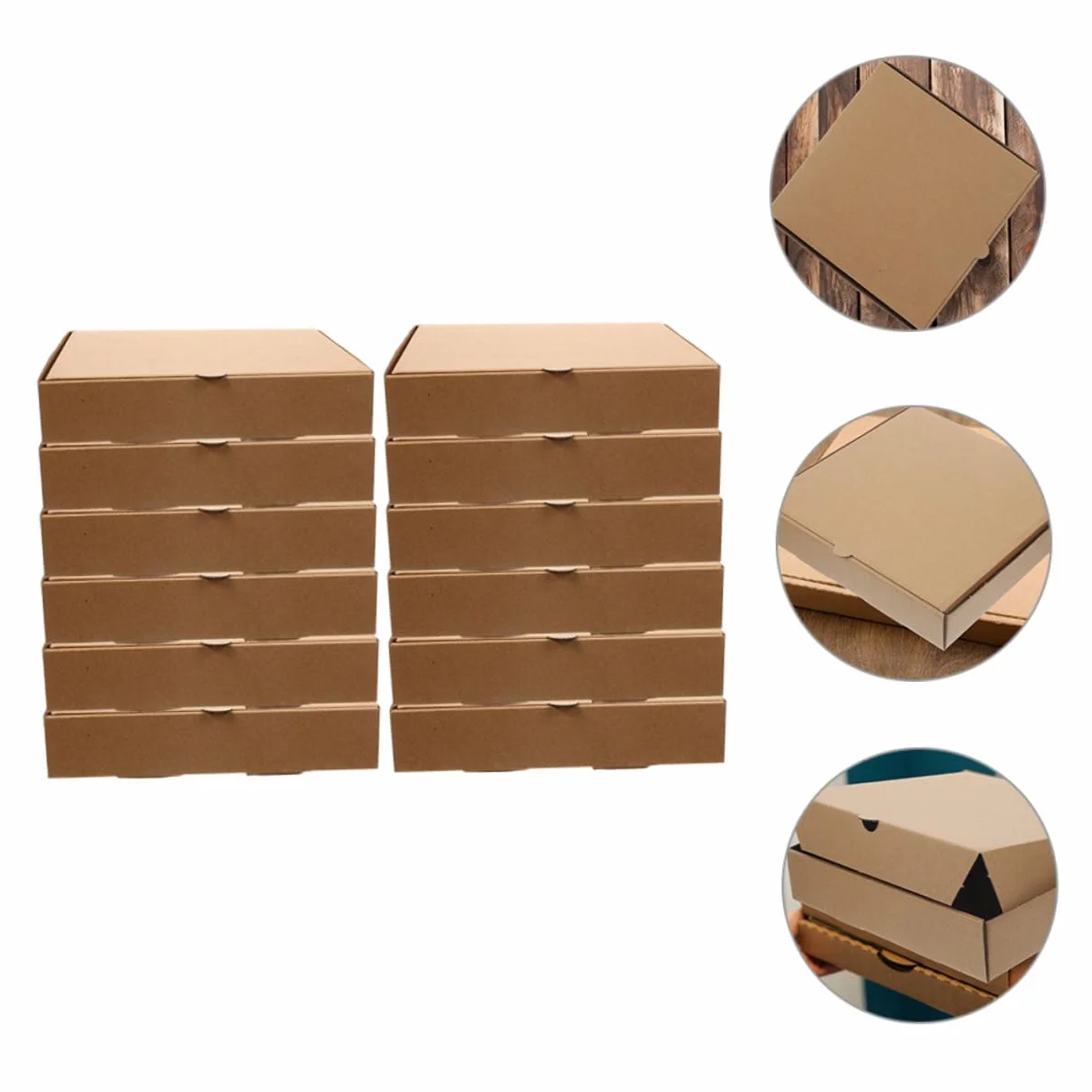 Mini scatole per pizza 12 pezzi cartone porta carta da asporto