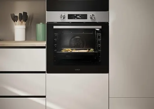 Forno da Incasso Elettrico Ventilato Candy Bake 800 78L Wi-Fi AirFry Funzione Pizza 300°C Classe A++ Inox