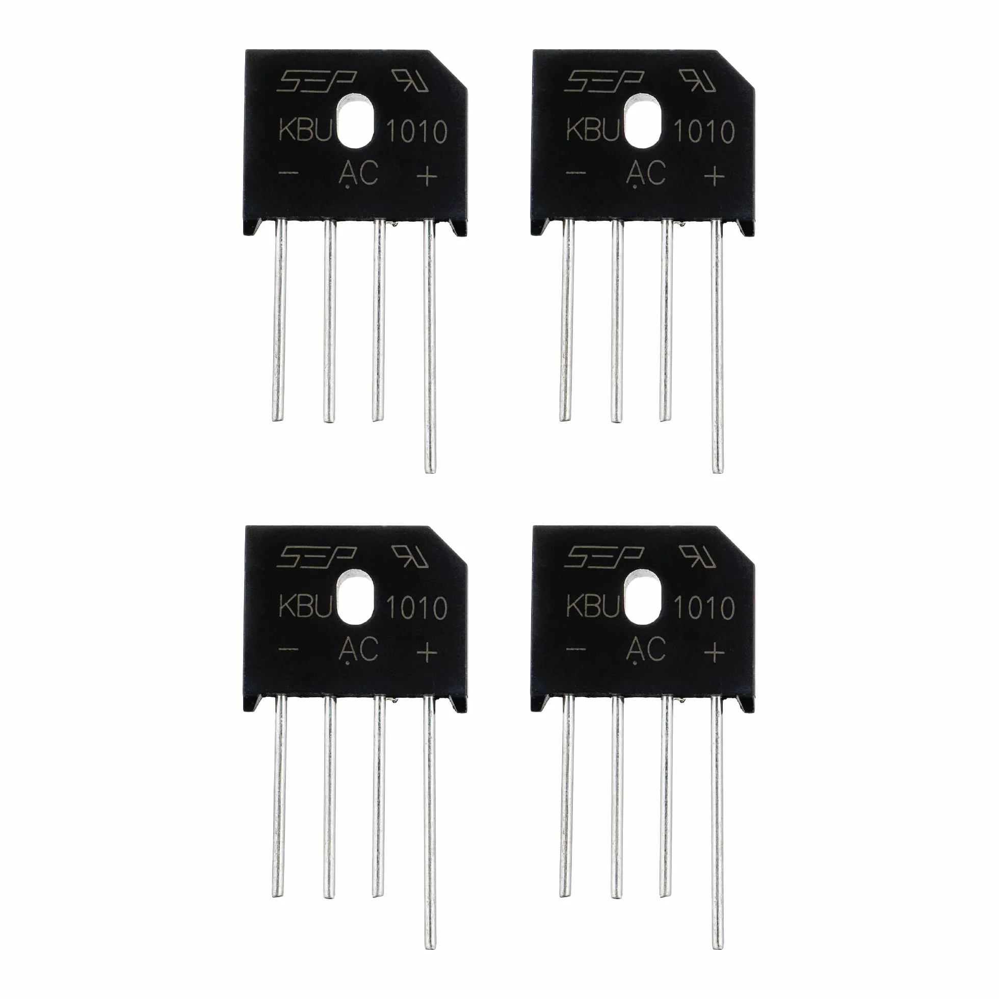 Ponte raddrizzatore KBU1010 1000V 10A 4 pezzi