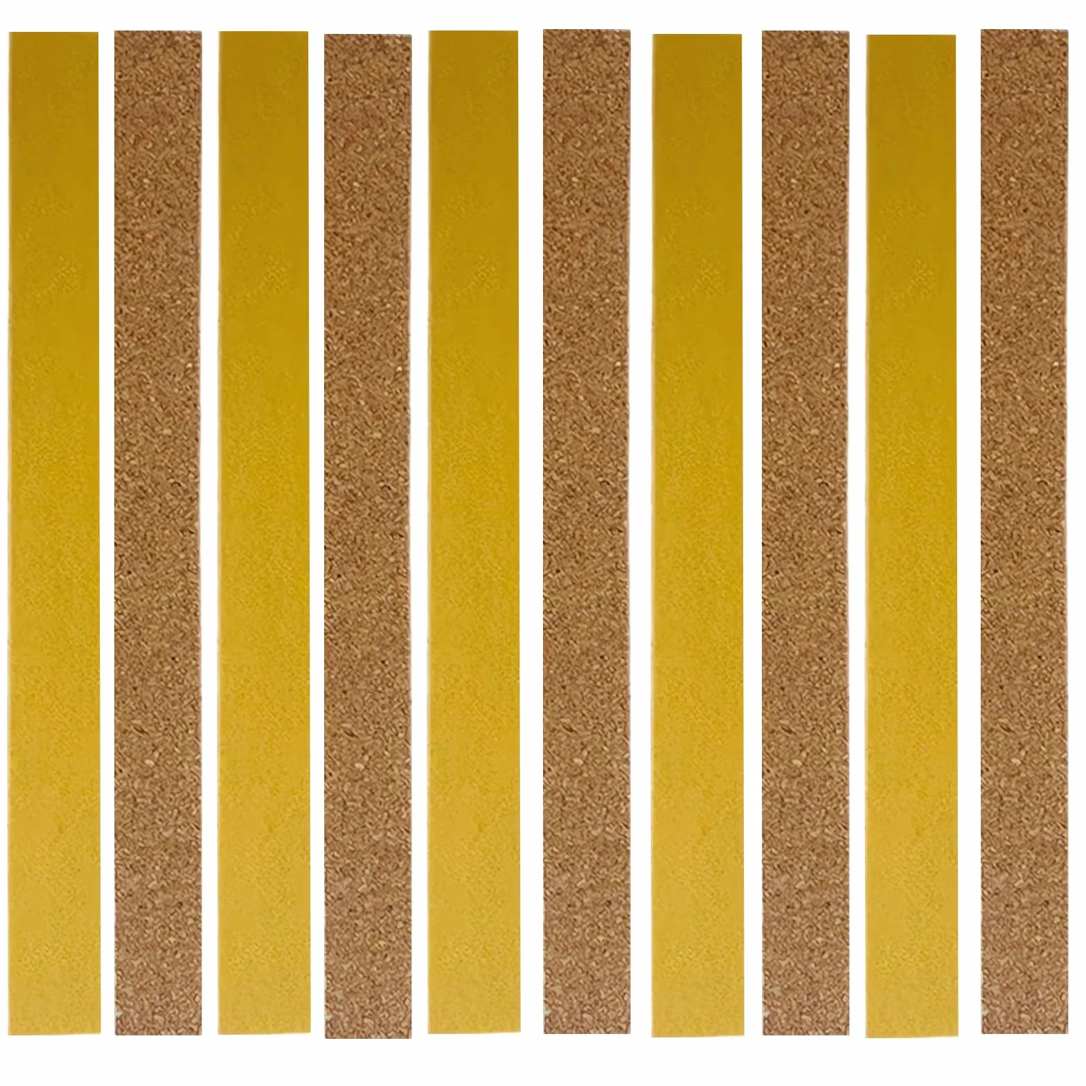 Banda Cappello Autoadesiva 200x20x2mm Sughero Naturale Riduzione Taglia Stabilizzazione 10 Pezzi