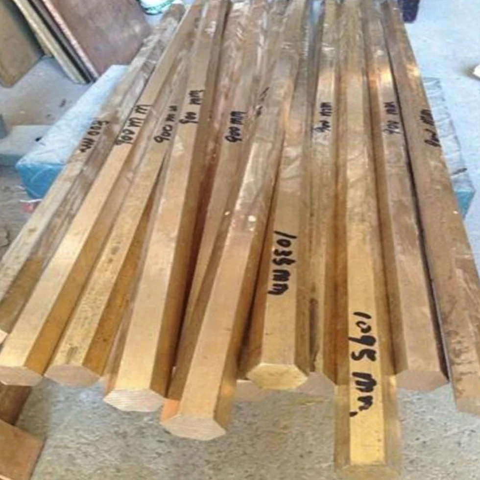 Asta esagonale in ottone H59/H62 4mm-65mm 330mm/200mm