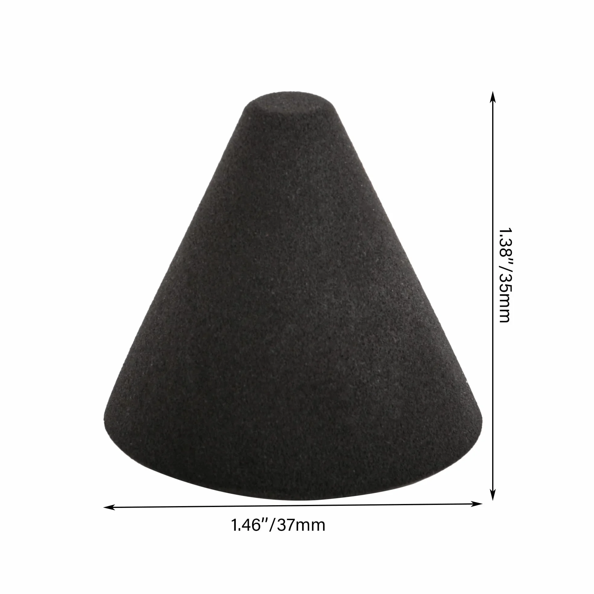 Cono in schiuma a innesco piezoelettrico da 3,5 x 3,7 cm, per strumenti elettronici a tamburo, confezione da 10