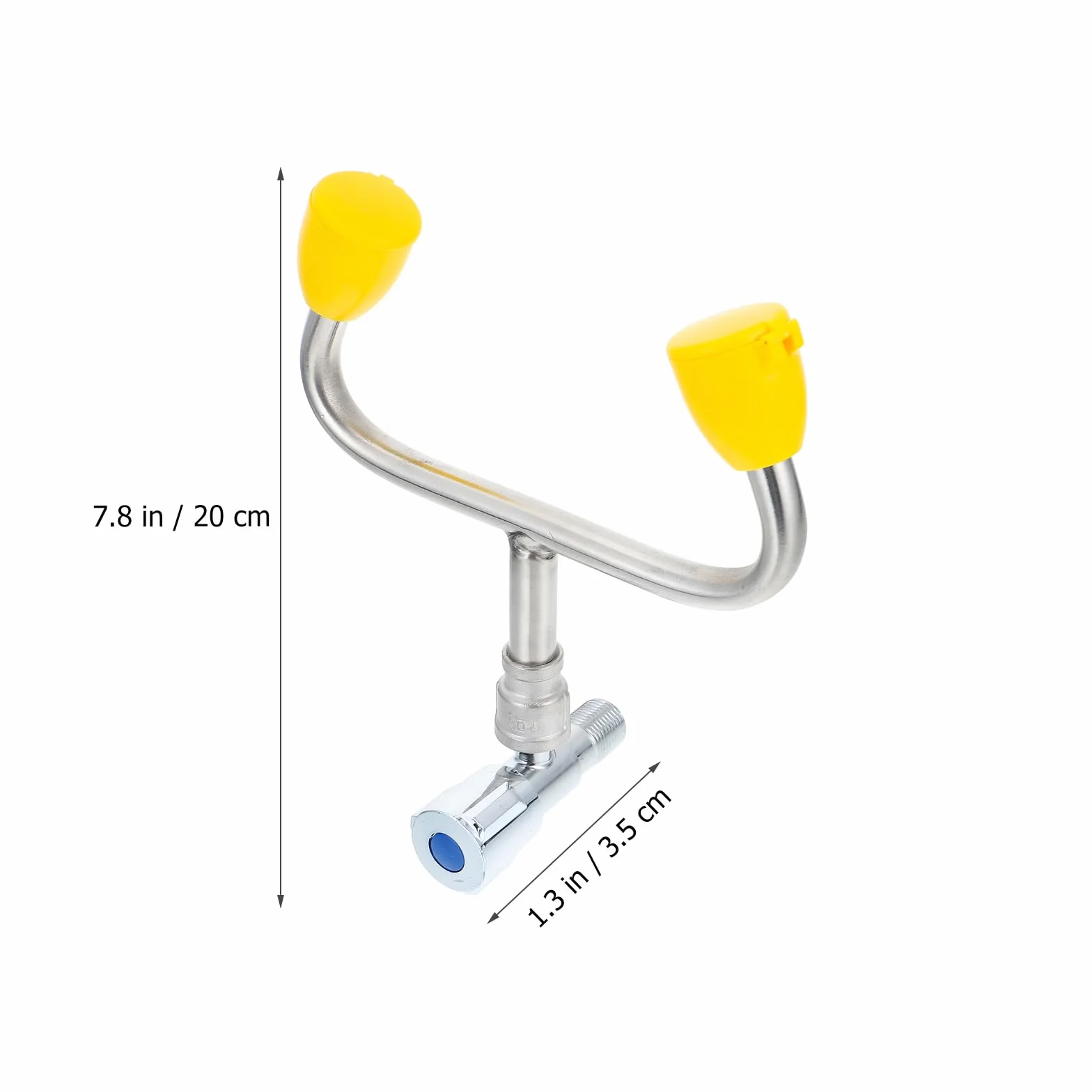 iplusmile Unità Lavaocchi di Emergenza in Acciaio Inox 304 per Rubinetto con Attivazione Rapida e Flusso Continuo
