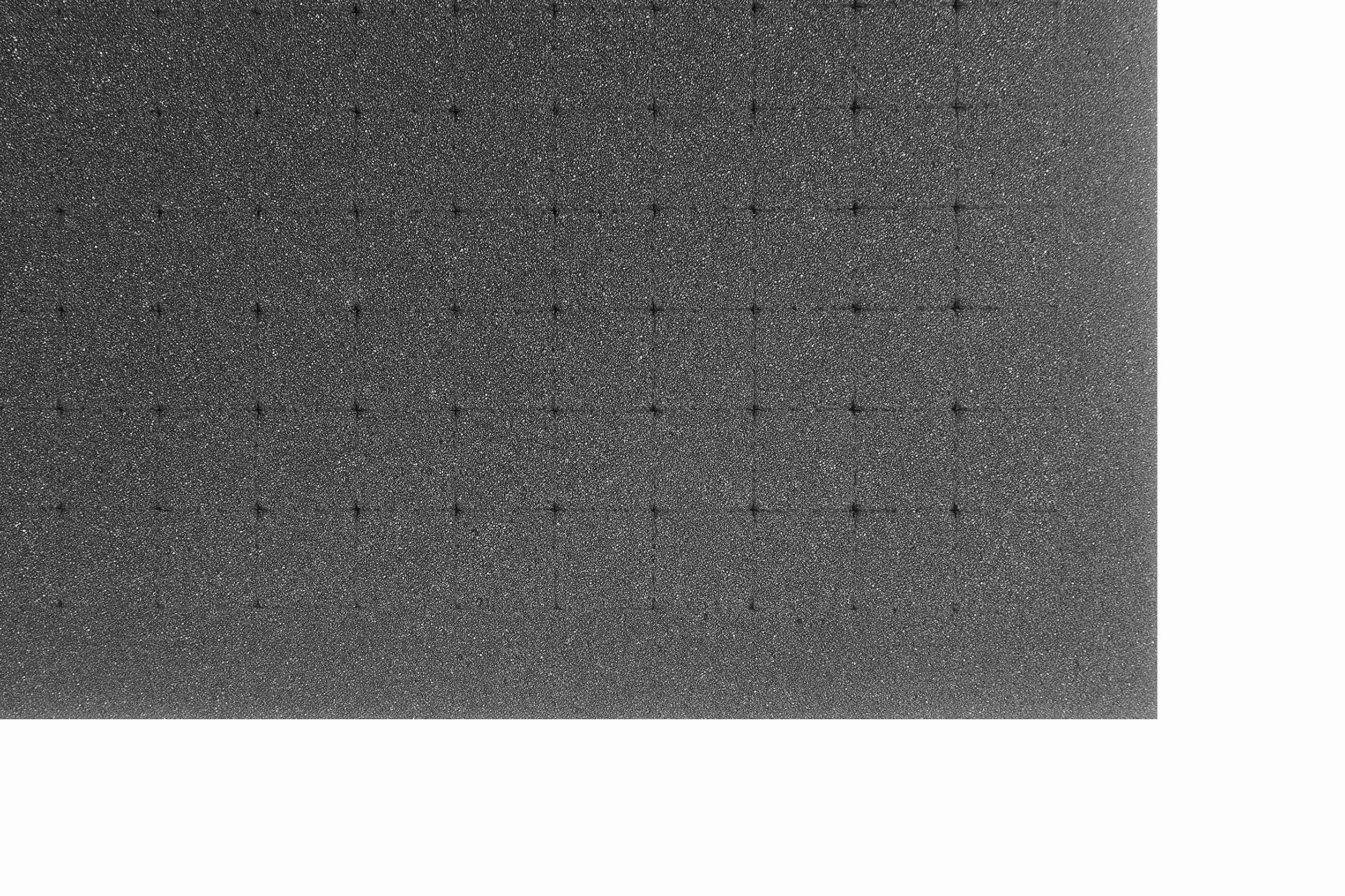 Pannelli di gommapiuma a cubetti per valigie per Attrezzi o valigie per Fotocamere 500mm x 350mm x 45mm (Quantità: 3)