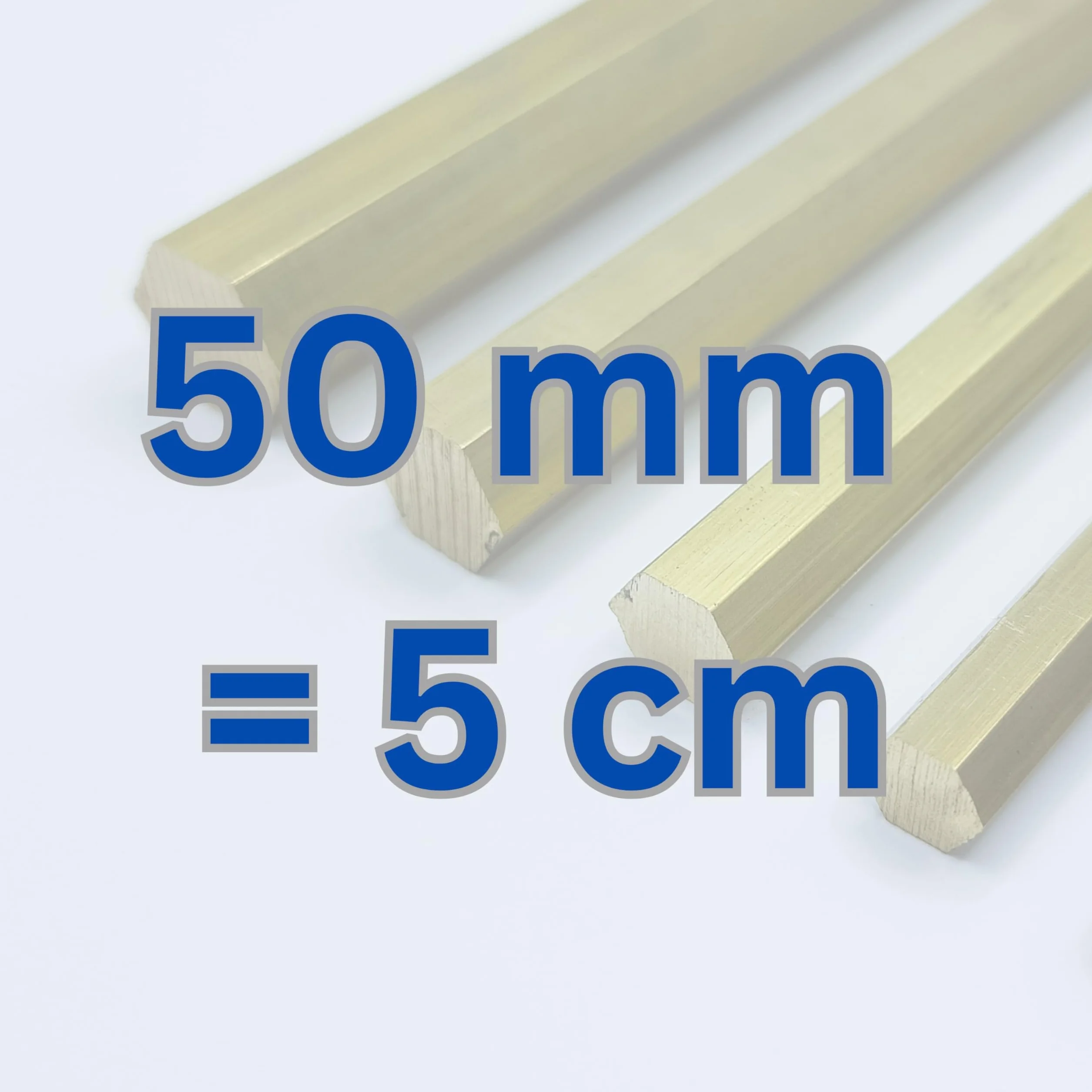 Barra in Ottone Esagonale Profilo SW 6-30mm Lunghezza 50-2000mm Ottone CW614N Ms58 Ottone 6-Kantasta Esagonale 6kant (Lunghezza: 50 mm = 5 cm, SW: 24 mm)