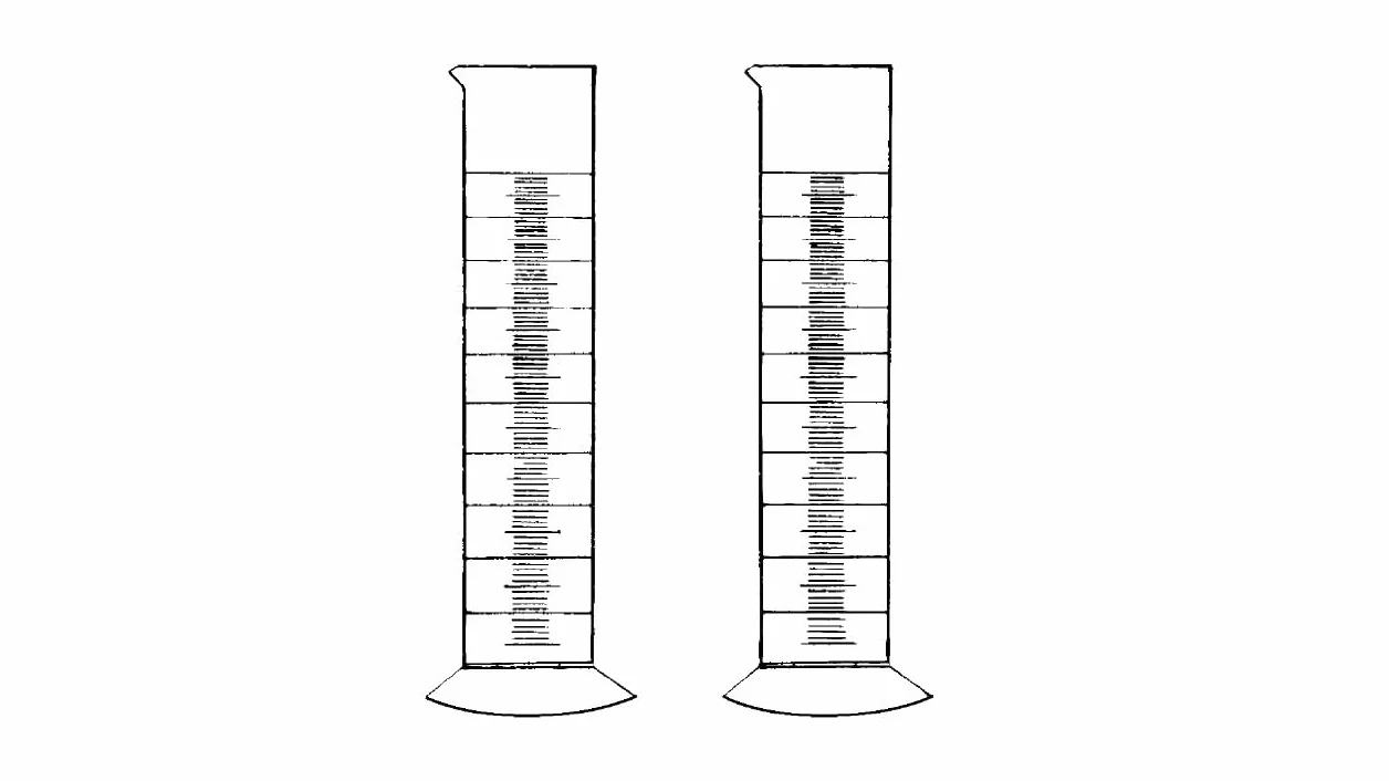 Vitlab provetta graduata a forma bassa fondo rotondo PP 1000 ml