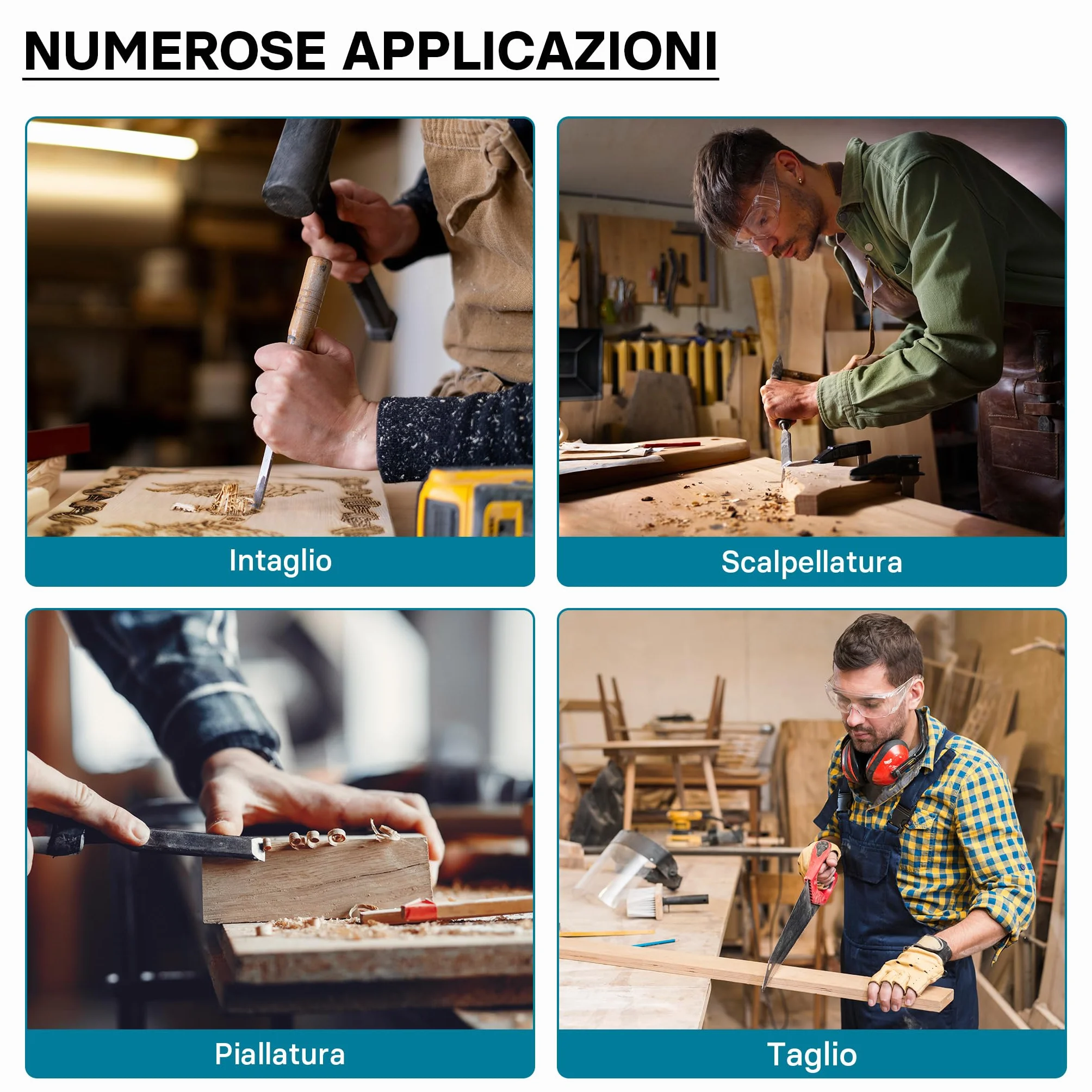 Wiltec Banco da lavoro portatile con morsa Mini tavolo di lavoro mobile in faggio con morsetti