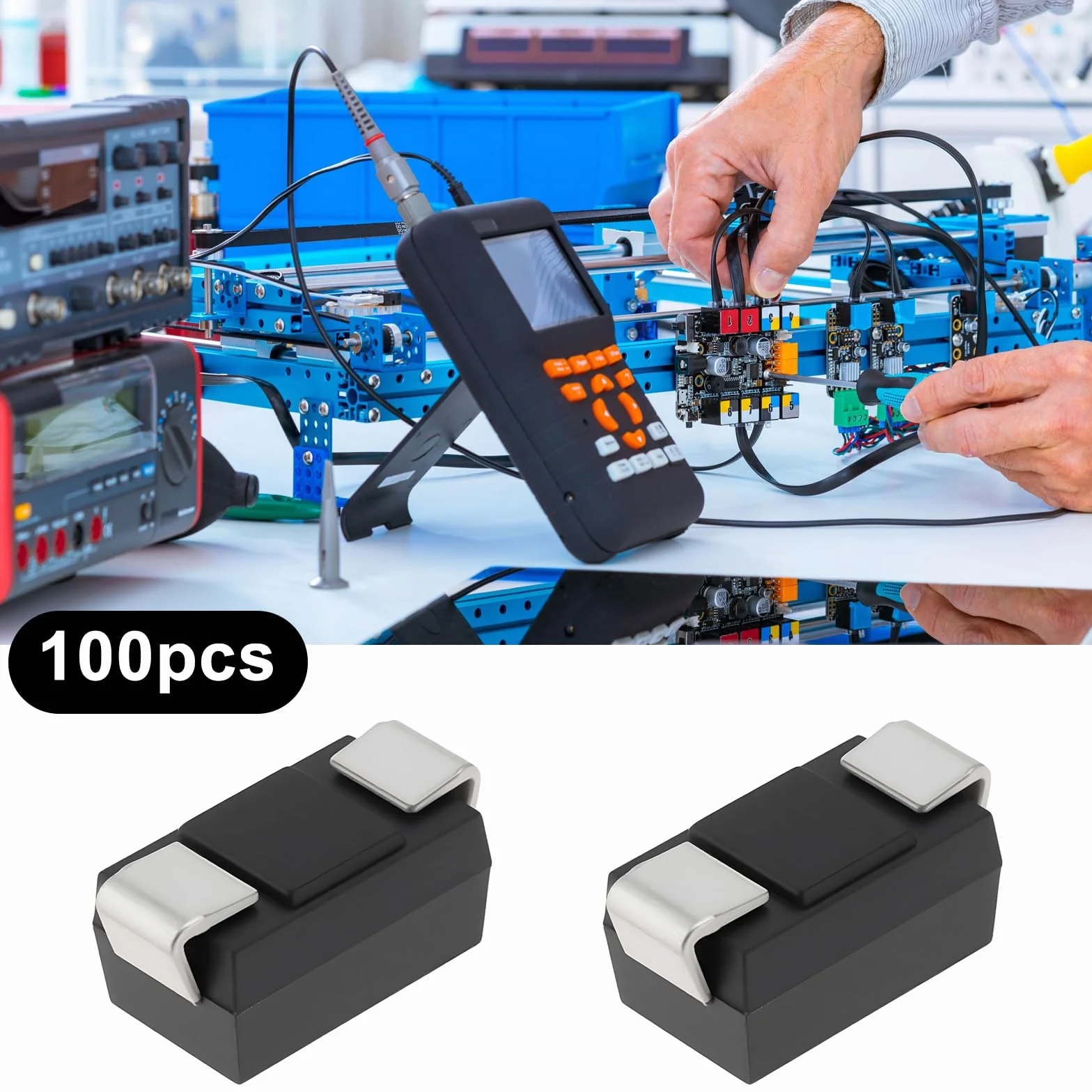 TVS Diodi SMAJ5.0A Unidirezionale 400W 5V SMD per Automotive Elettronica