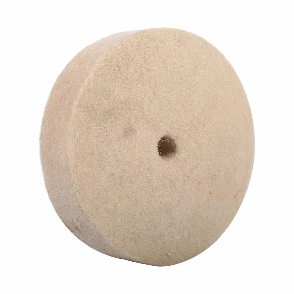GOTOTOP Ruote di Lucidatura in Feltro 4 Pollice 100x25mm Morbido Disco Lana