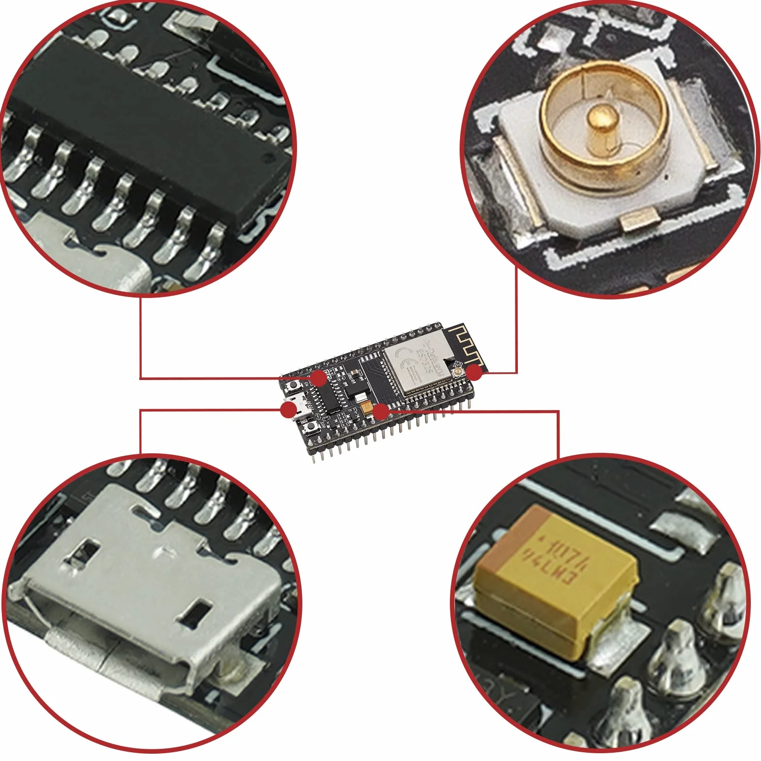 AZDelivery NodeMCU ESP32 S Kit Bluetooth Audio BLE MCU Moduli di sviluppo Wifi Board con 2,4 GHz WLAN Dual Core CPU Processore integrato 2-in-1 Microcontroller incluso E-Book