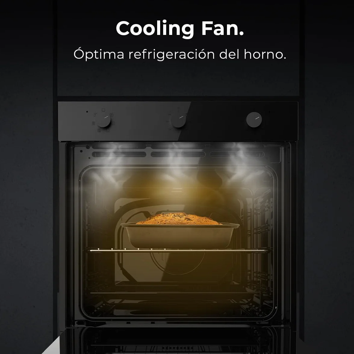 Cecotec Bolero Hexa M236000 Forno Incasso Multifunzione 70 L Dark Inox Steam Assist