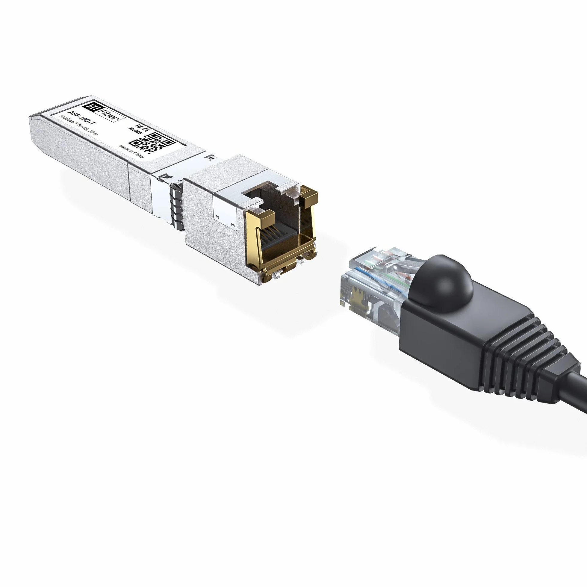 10Gb SFP+ RJ45 Transceiver 10GBase-T Modulo Marvell 113C Compatibile Cisco Ubiquiti MikroTik 30m