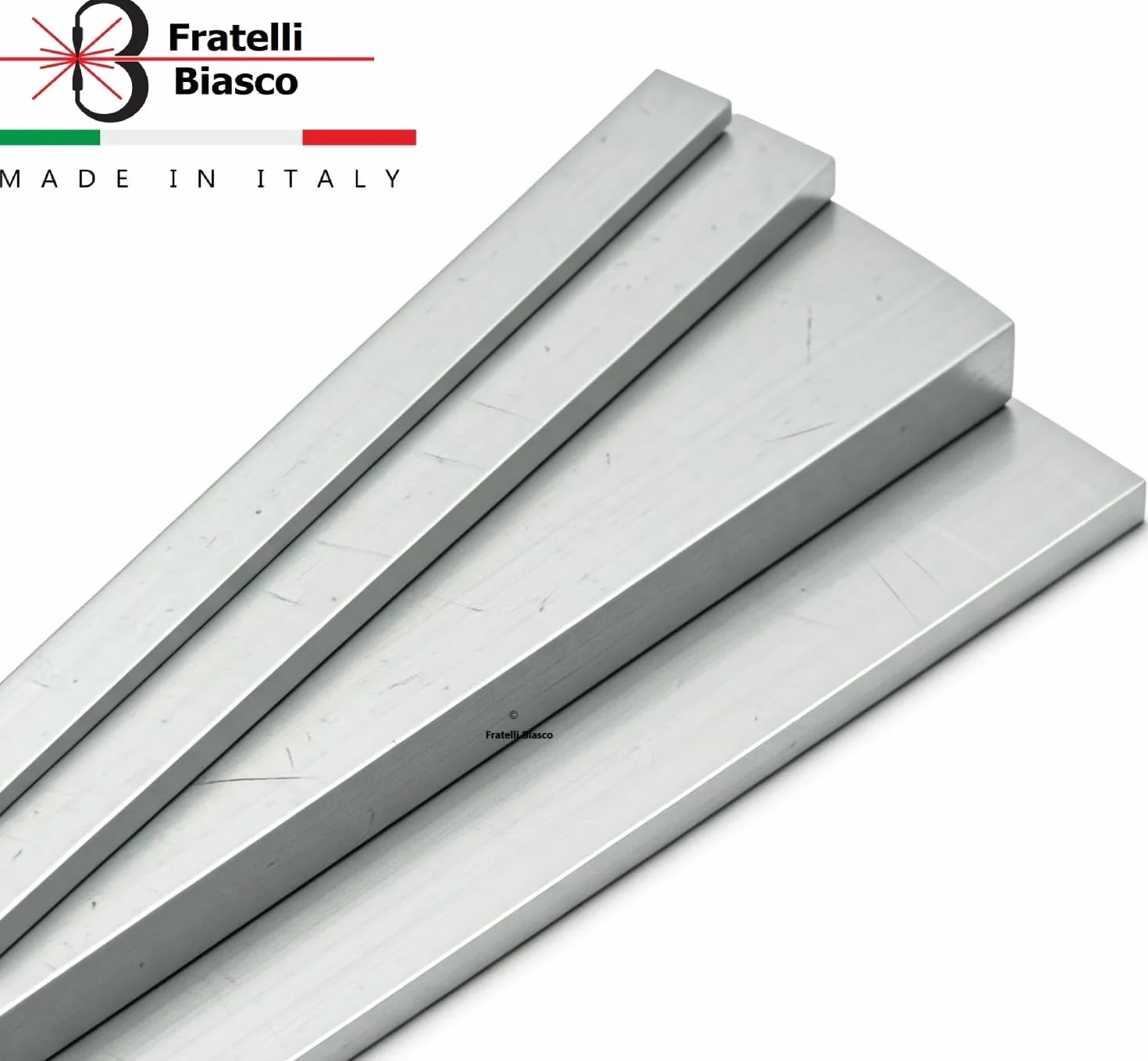 Barra piatta in ALLUMINIO 6082 anticorodal, varie sezioni e lunghezze (20x10x1000mm)