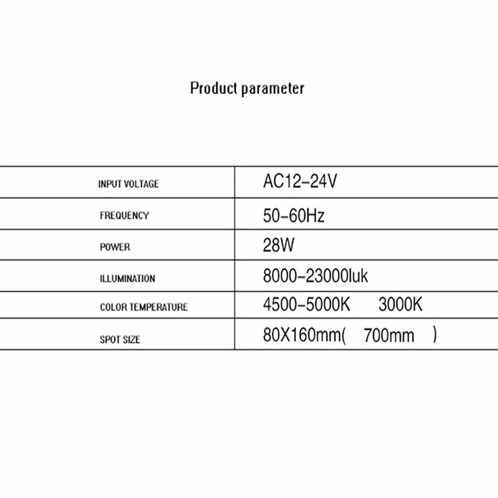 Lampada Chirurgica per Induzione a Luce LED Orale Dentale per Poltrona Riunita, Senza Ombre, 8 Livelli di Regolazione della Luce