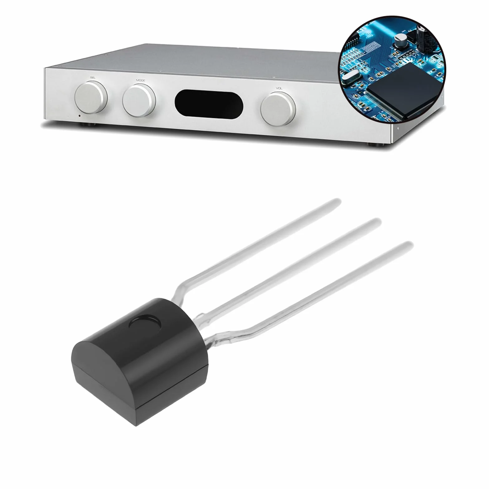 Create idea Transistor vintage 2SA970BL A970 a 3 pin per apparecchiature audio, 20 pezzi