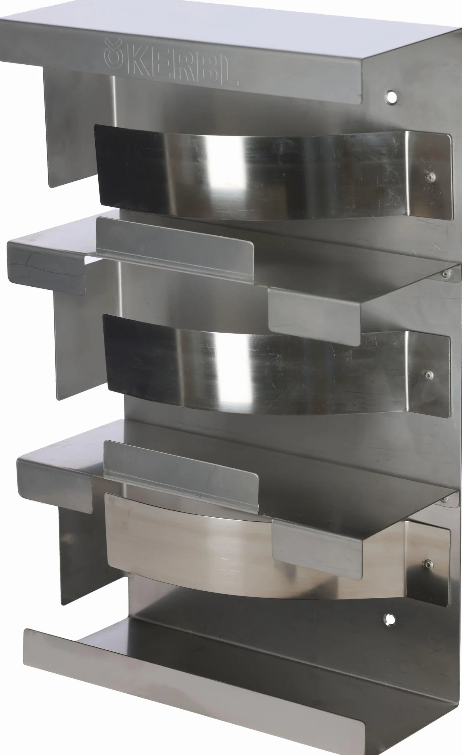 Kerbl Parete Triplo Guanto Acciaio Inox con Molla