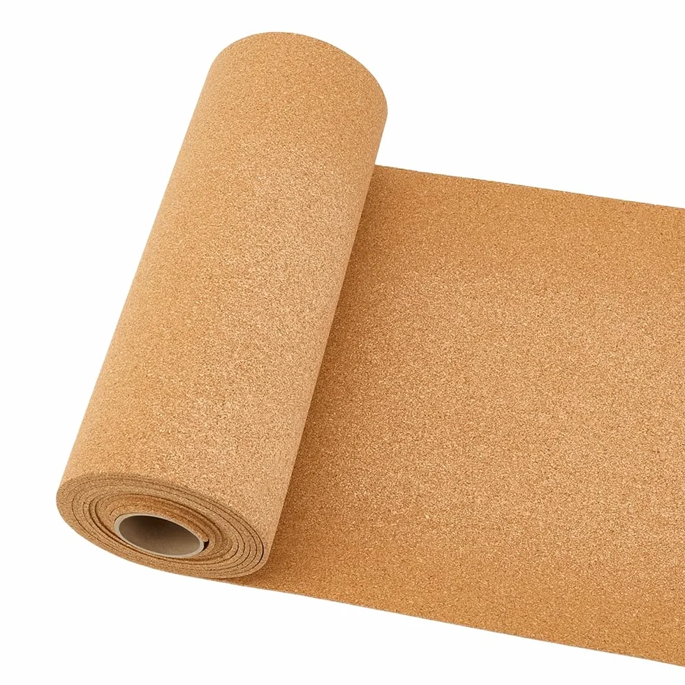 OLYCRAFT Grandi Rotolo di Sughero 3mx30cm Spessi 3mm Naturale per Pareti Bacheche Decorazione