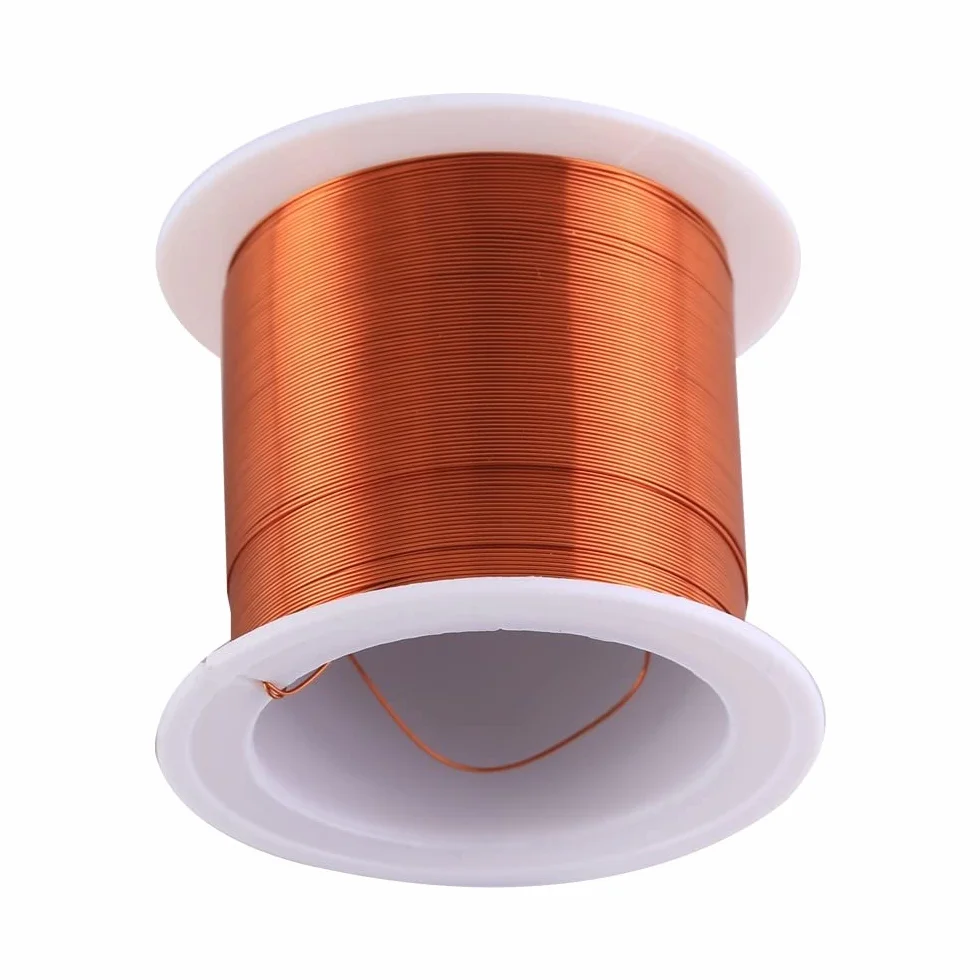 Filo di rame smaltato, 0,3 mm 40 m Filo di Bobina di Rame Smaltato, per Bobina Magnetica Altoparlante Trasformatore Motore