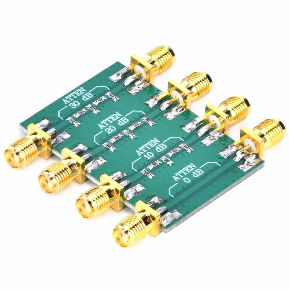 Attenuatore di frequenza radio DC-4.0GHz, impedenza di 50Ω, attenuatore fisso a doppia testa femmina SMA per apparecchiature elettroniche