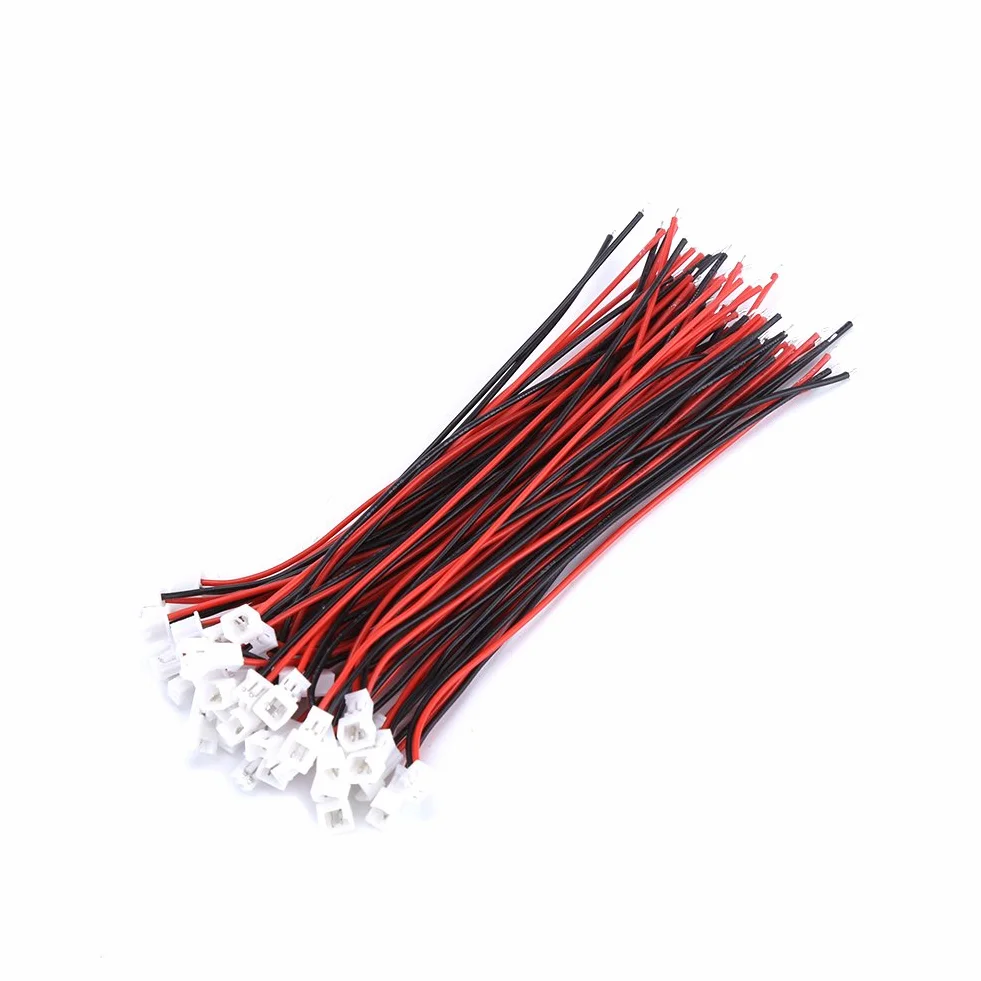Connettori Elettrici, Akozon 20pz JST Connettori Fili Elettrici JST Plug 1,25mm Maschio/Femmina con JST Cavo (2 pin)