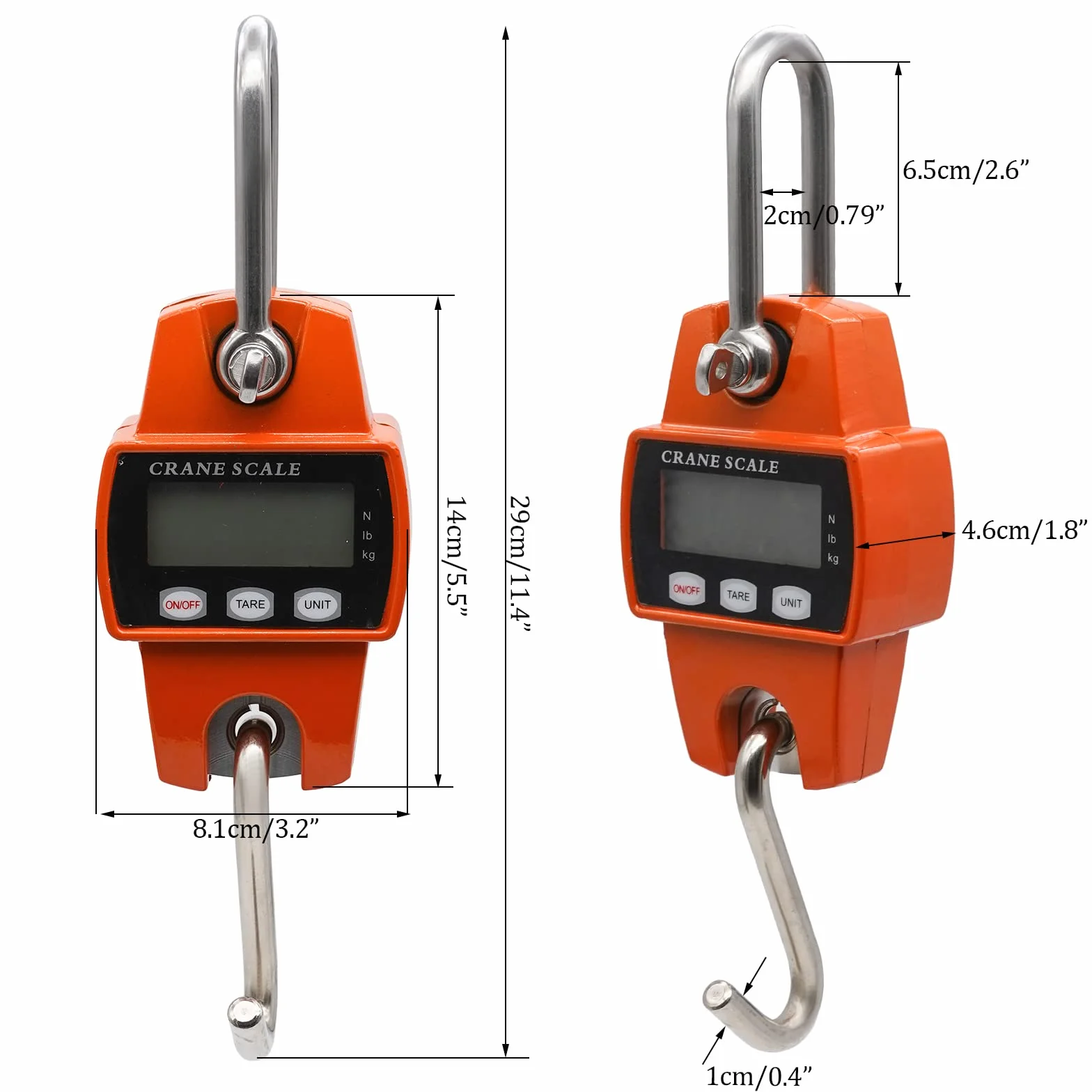 Mini Gru Scala Portatile 300KG LCD Digitale Bilanciamento Elettronico Heavy Duty