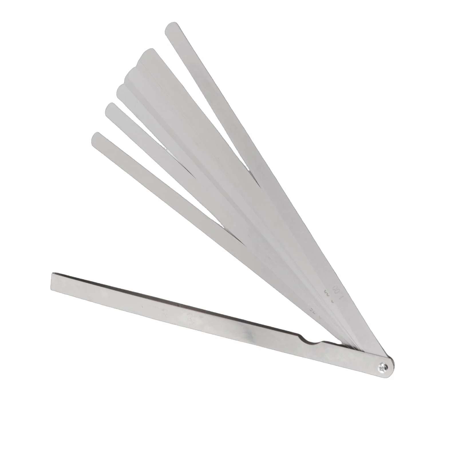 Spessimetro Valvole 300mm 17 Lame Acciaio Metriche 0.02-1mm Gap
