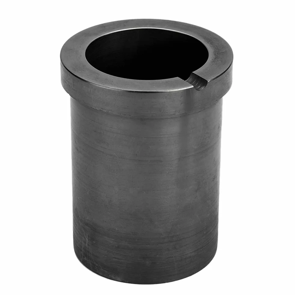 Crogiolo di grafite ad alta purezza, 1-4 kg, per metallo di fusione e metallo ad alta temperatura resistenza a coppa stampo in metallo (1 kg)