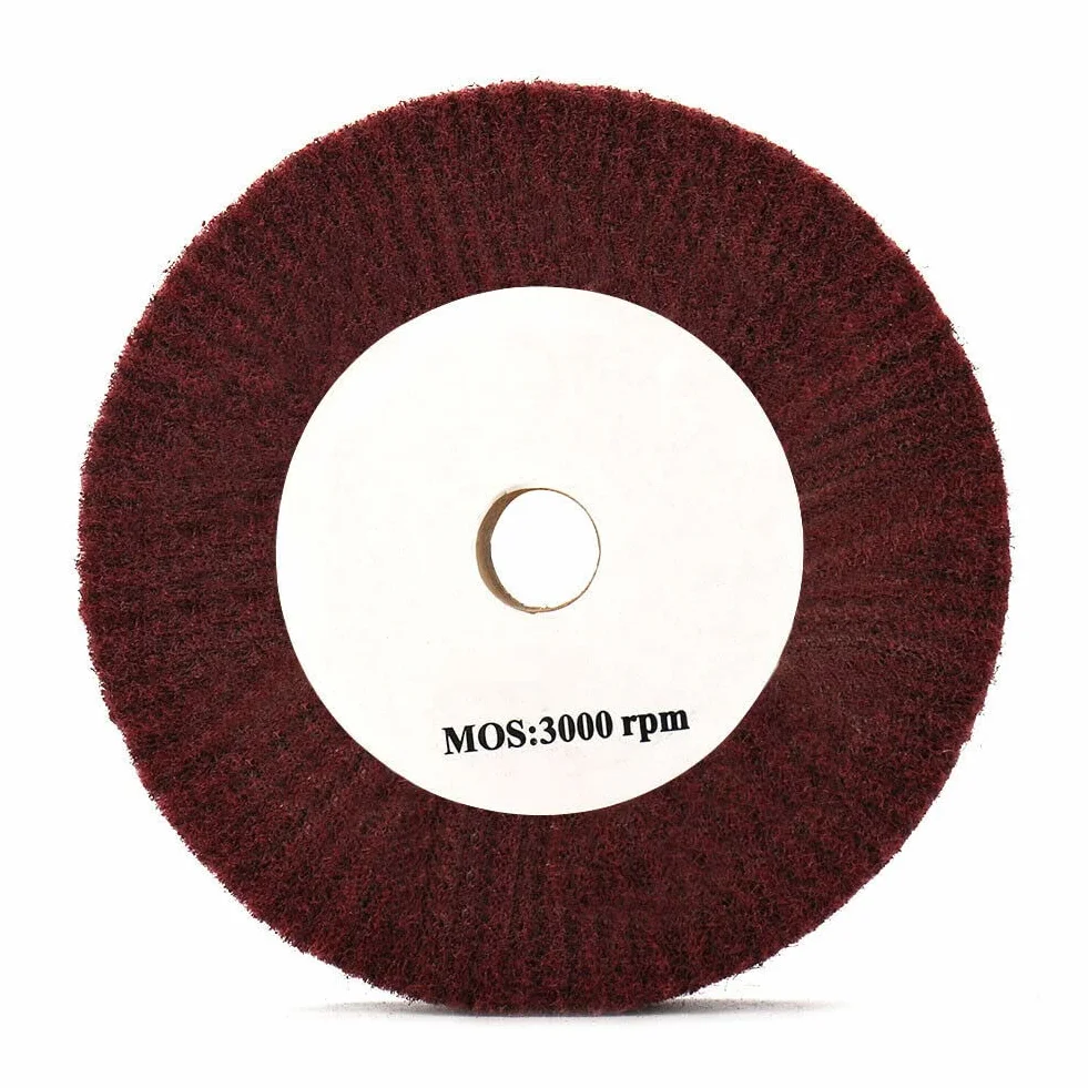 Ruota lamellare non tessuta in fibra di nylon grana 320
