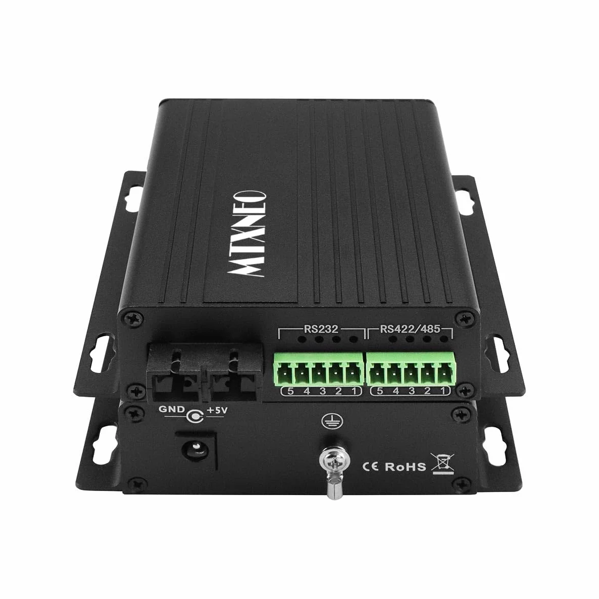 Fiber Optic Converter RS232 RS485 RS422 Single Mode Dual Fiber SC 20KM 1310nm Optical Modem