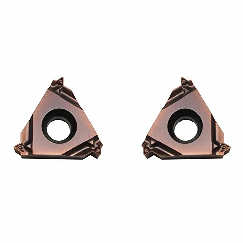 CNC tornio Utensile Filettatura Inserto in Carburo 16IR2.5 ISO LF6018 Per SNR Filettatura Titolare Acciaio Inox