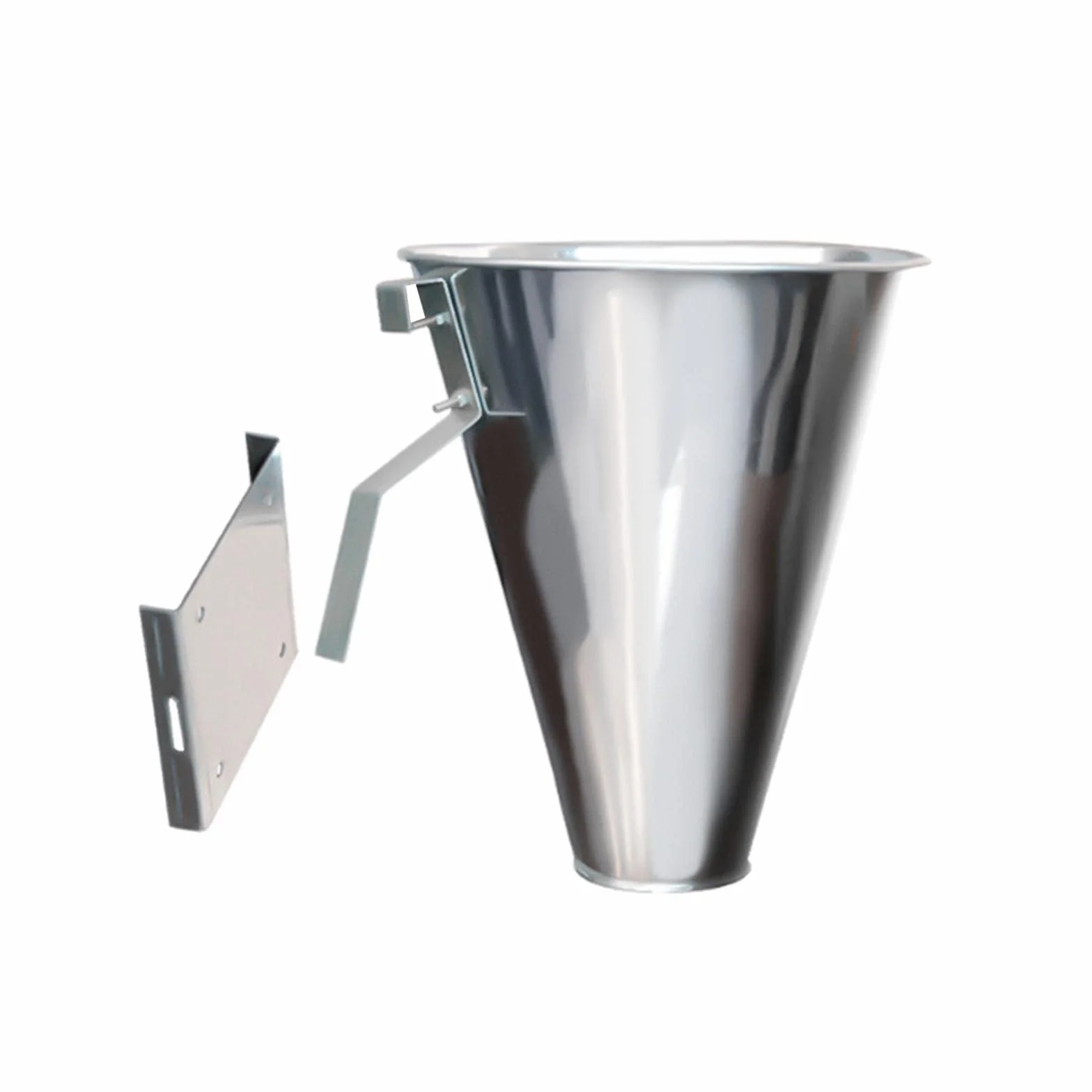 Generic Cono di trattenimento del pollame Forniture per imbuto per sanguinamento del pollo Strumento di macellazione semplice da usare Imbuto durevole, io