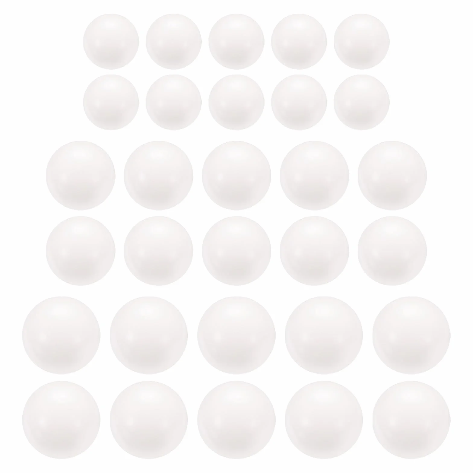 QUARKZMAN Sfere di Cuscinetto in Plastica Pom 5/8" 1/2" 3/4" 30pz