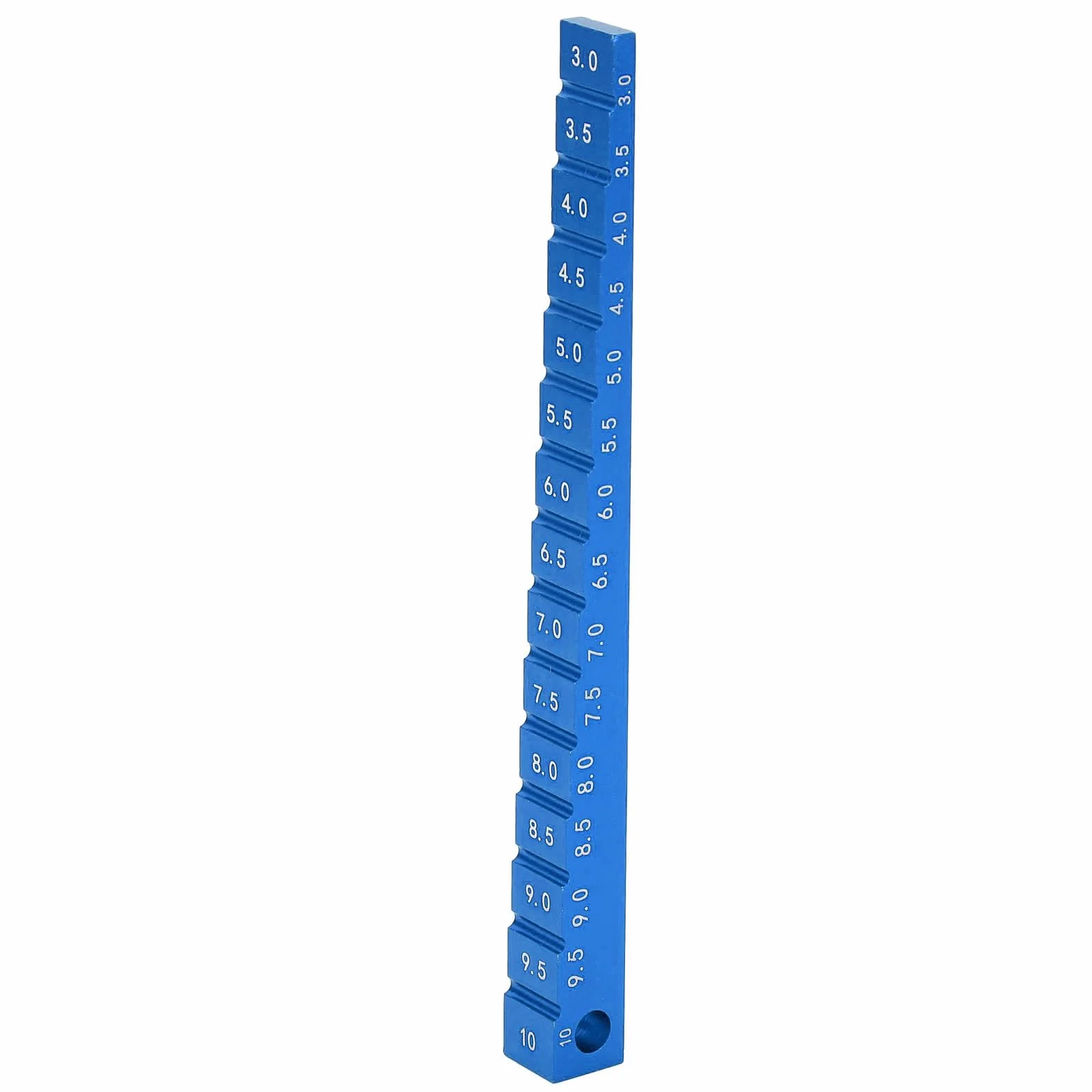 Misuratore di Altezza di Marcia, Accessori per Misuratore di Caduta per Auto RC da 3-10 Mm in Lega di Alluminio per Auto da Drift 1/10 RC (Blu)