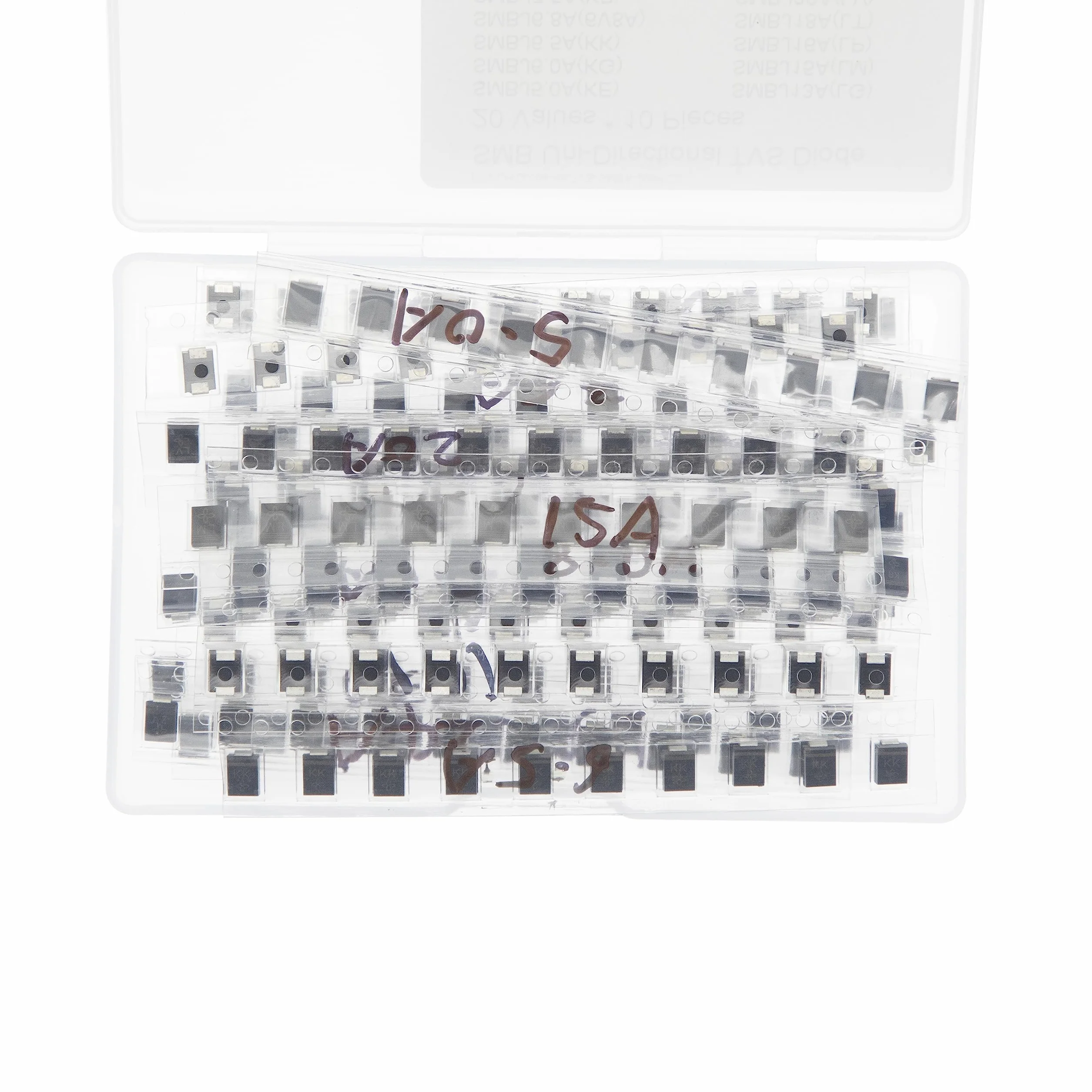SMB 600W TVS Unidirezionale ESD Protezione Diodi Kit 200 pezzi