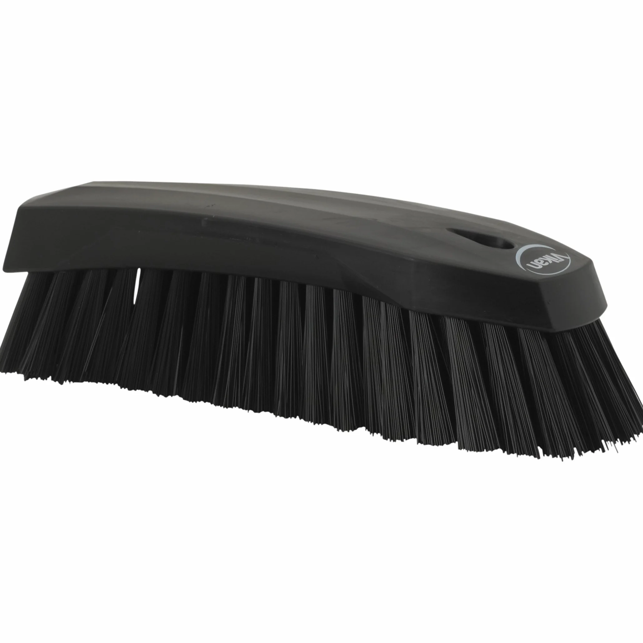 Vikan - Spazzola da lavoro igienica - Fibre dure - Nero