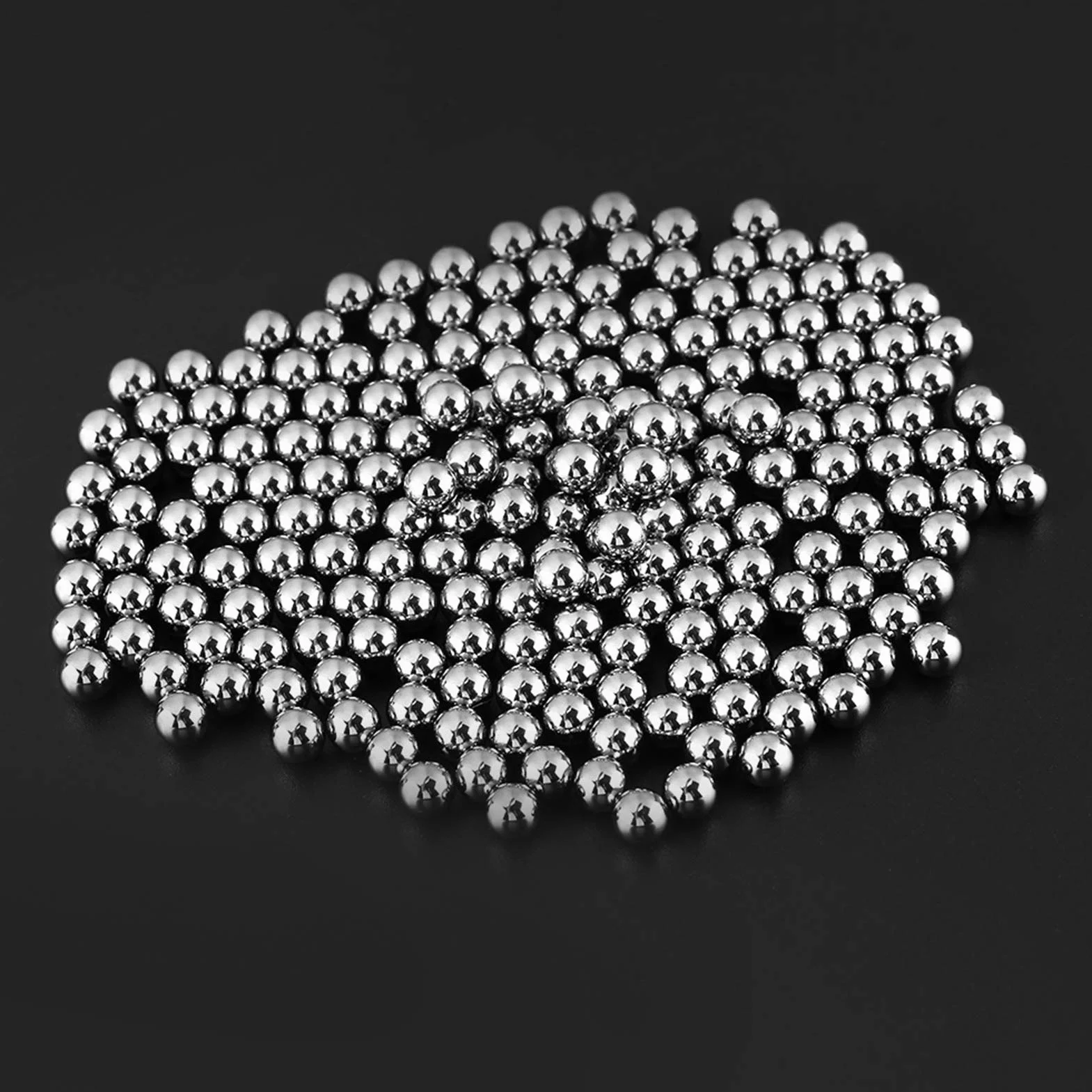 Sfere per cuscinetti, 200Pcs 6.35mm Sfere per cuscinetti industriali di precisione con diametro di 1/4 di pollice G10, acciaio