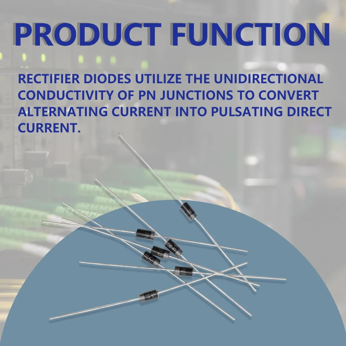 1N4007 Raddrizzatore Diodi Silicone 1A 1000V 100Pcs