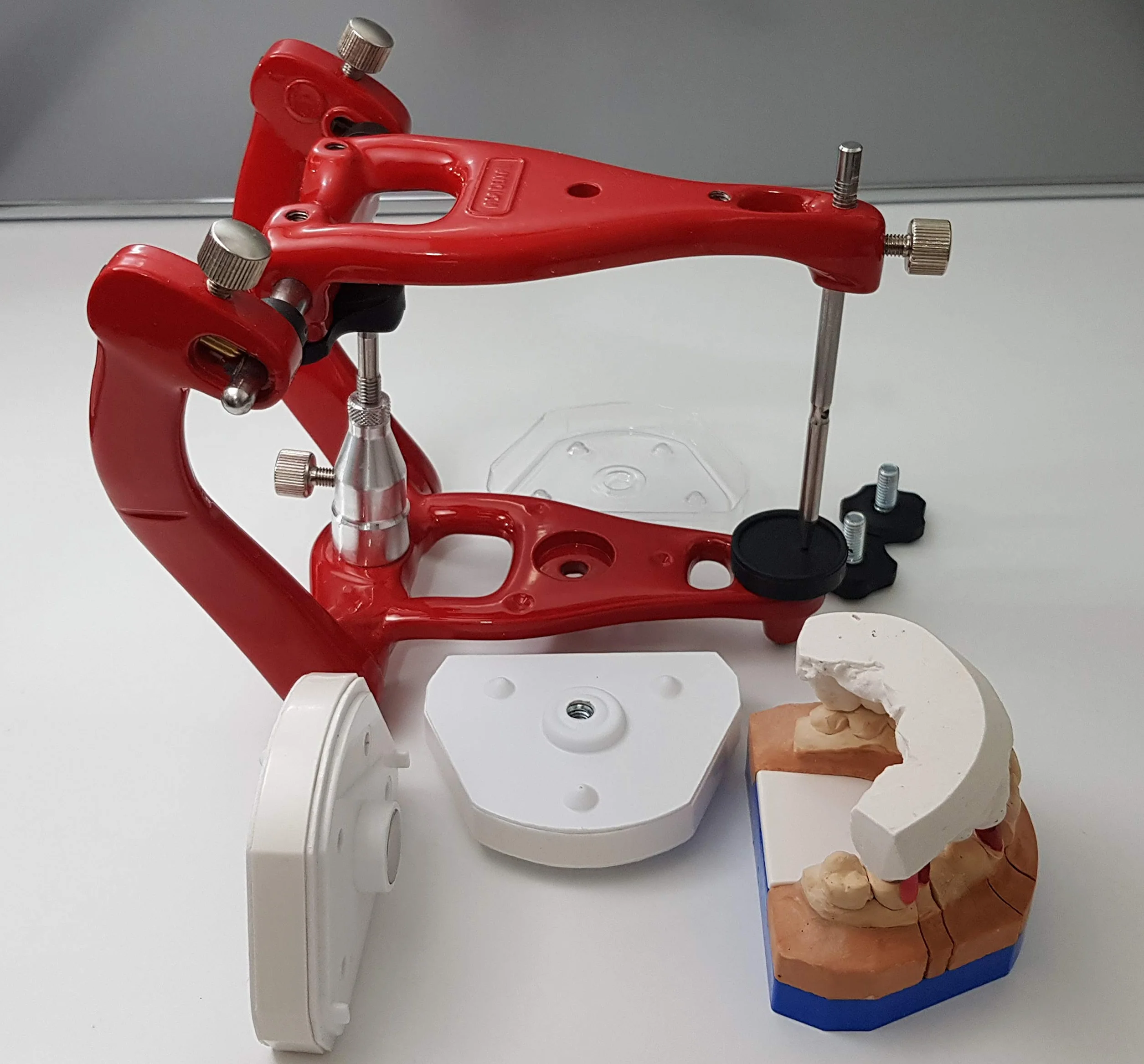 KIT porta placchette dentali per articolatore dentale (NON INCLUSO) per laboratorio odontotecnico SENZA ARTICOLATORE