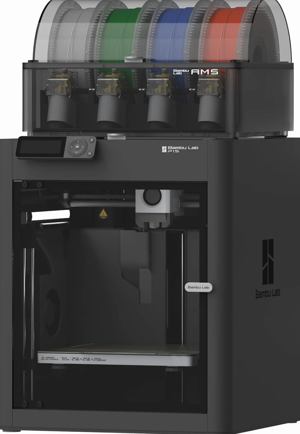 Bambu Lab P2S Combo, stampante 3D P2S e AMS 2 Pro, stampante 3D CoreXY ad alta velocità 600 mm/s, supporta fino a 20 colori per la stampa 3D, stampante FDM pronta all'uso con rilevamento errori AI