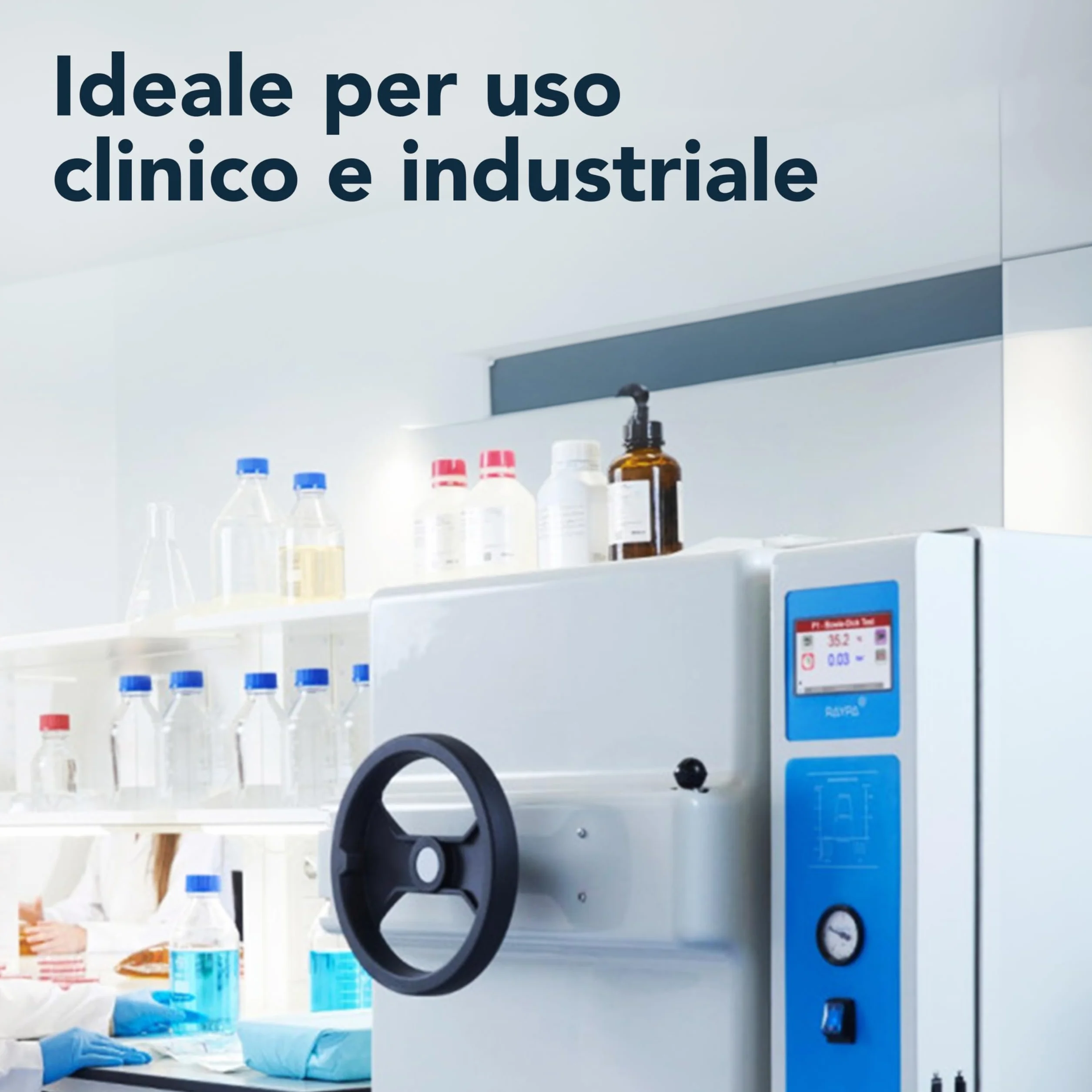 Acqua Bidistillata pura 1000 ml per uso clinico industriale Made in Italy
