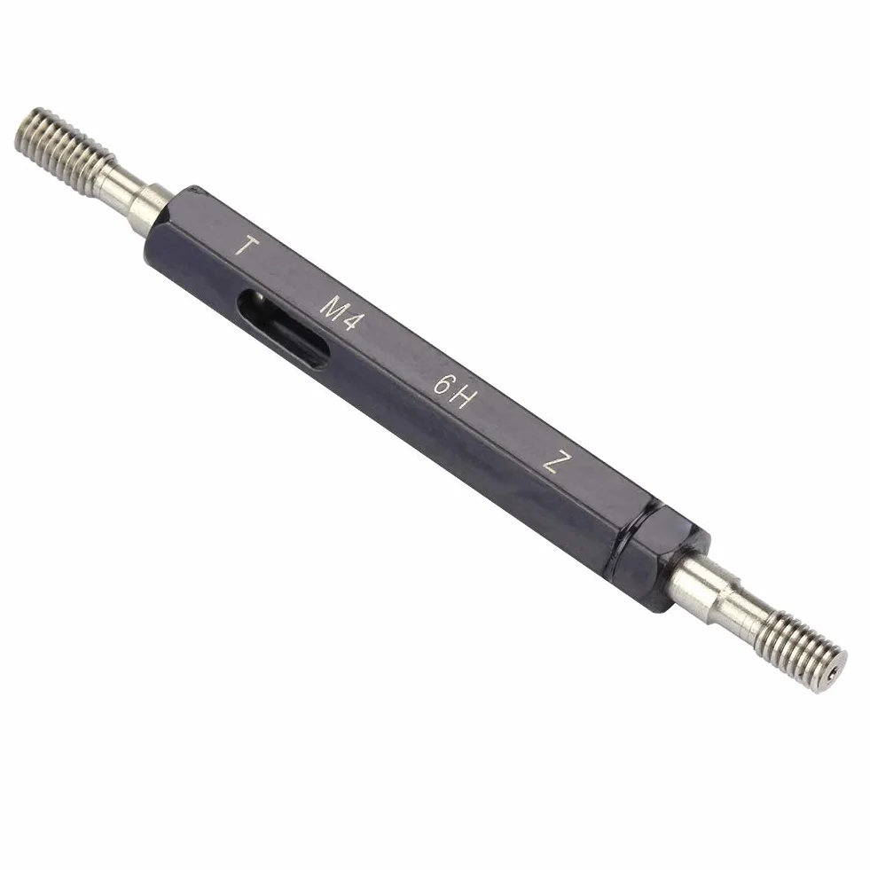 Calibro per Filettatura in Acciaio Strumento Misurazione Diametro Passo (M4*0,7)