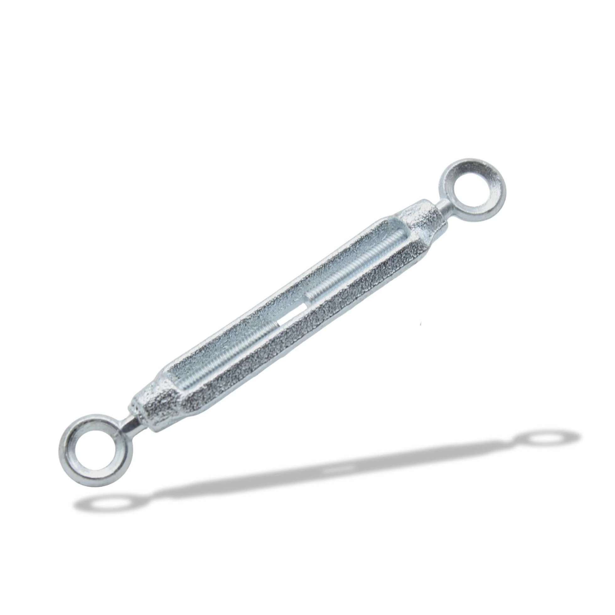 DOJA Barcelona Tenditore per Filo Acciaio Occhio - Occhio M8 Zincato - PACK 6 - Design con Tiranti per Filo Stendibiancheria e Tirante Cavo, Montaggio Facile, Alte Prestazioni, Tenditore per Corda