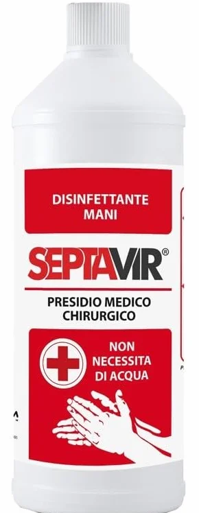 Gel Disinfettante Mani 75% Alcol 1 L – Igienizzante Mani Senza Risciacquo – Uso Quotidiano Casa, Ufficio e Viaggio