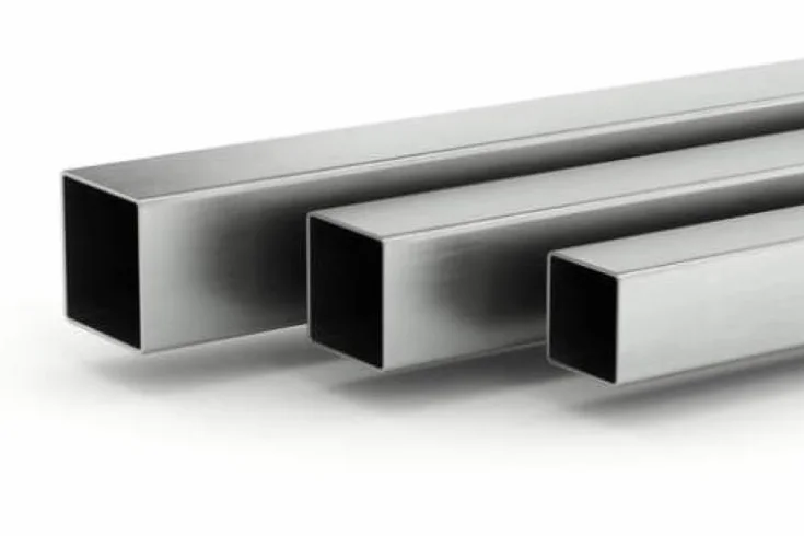 Tubo quadrato in acciaio inossidabile 304L 20x20x1,5 mm 1.000 mm