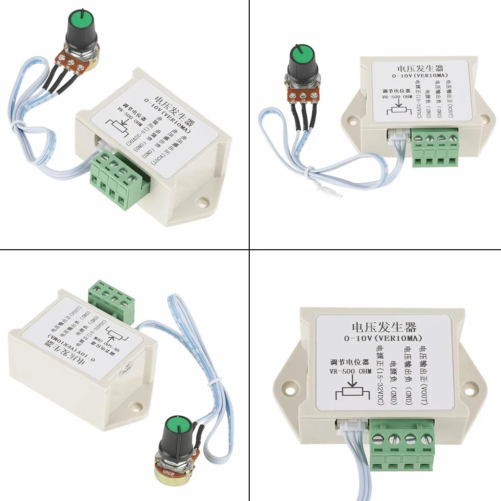Generatore di segnali di tensione, 0-10 V DC 10mA Segnale Alimentatore regolabile Modulo analogico Trasmettitore di uscita di tensione analogica