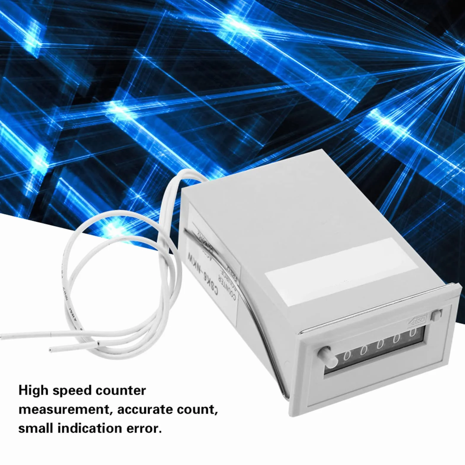 Contatore di energia elettromagnetico 6 cifre impulsi AC 110V