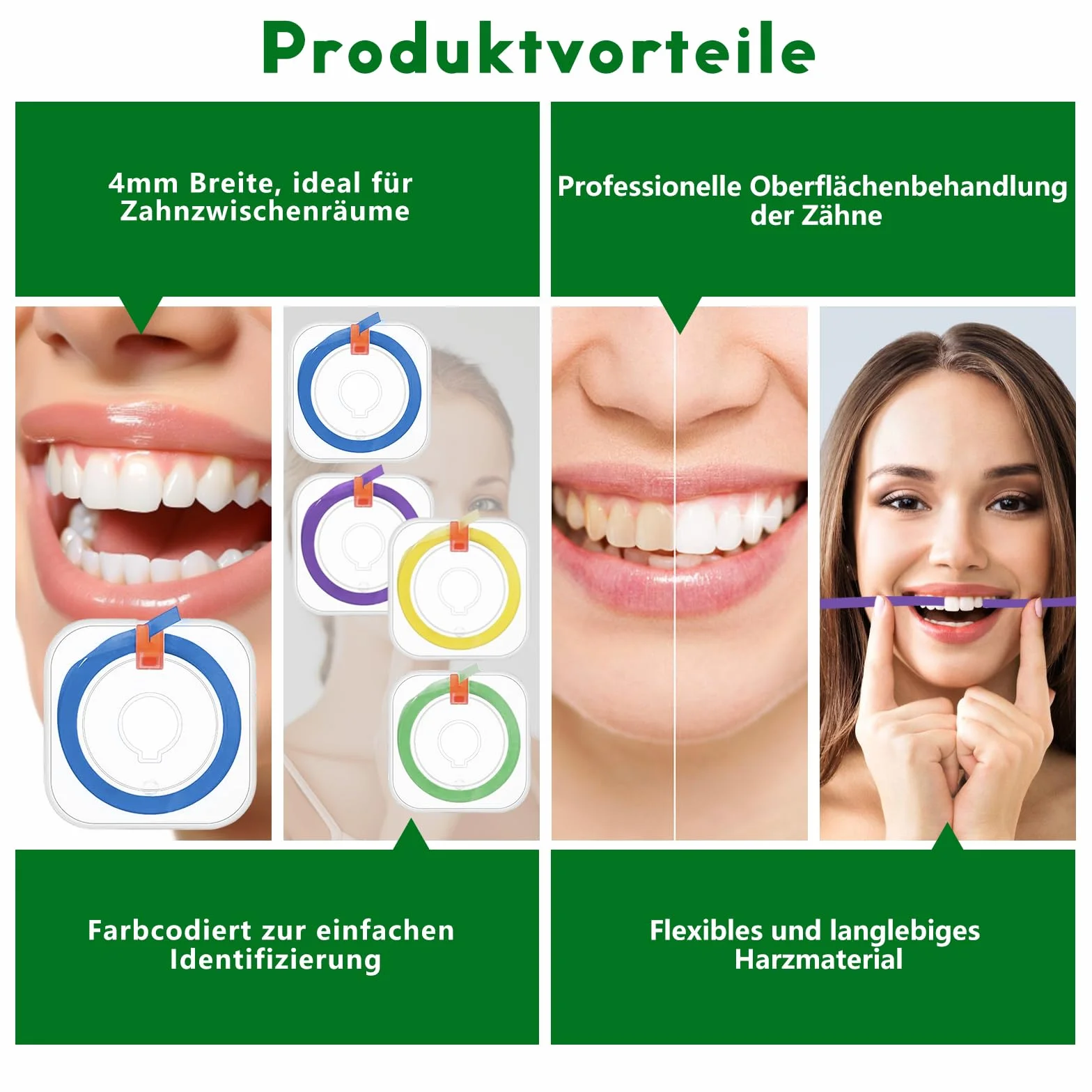 Set professionale carta vetrata dentata 4 volumi 4 mm x 6 m grossolano medio fine per lucidare denti e rimuovere scolorimento